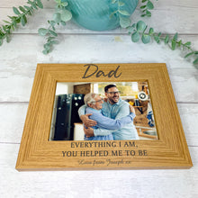 Load image into Gallery viewer, Personalised Father's Day Photo Frame, Gift For Dad