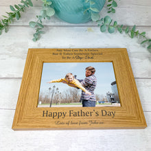 Load image into Gallery viewer, Personalised Father's Day Photo Frame, Step-Dad Gift