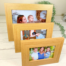 Load image into Gallery viewer, Personalised Wooden Photo Frame, Create Your Own