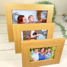 Load image into Gallery viewer, Personalised Wooden Photo Frame For Step Mum, Mother's Day Gift