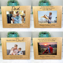 Load image into Gallery viewer, Personalised Father's Day Photo Frame, 1st Father's Day Gift
