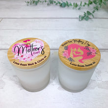 Load image into Gallery viewer, Personalised Scented Mother's Day Candle Jar, Engraved message