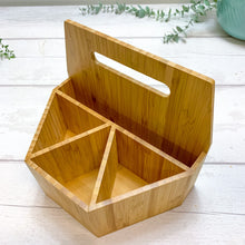 Load image into Gallery viewer, Personalised Wooden Beauty Caddy, Makeup Organiser. Gift for Mother's Day