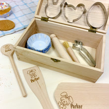 Load image into Gallery viewer, Personalised 11 Piece Children's Baking Set, Kids Easter Star Baker Set