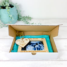 Load image into Gallery viewer, New Baby Scan Photo Frame and Plaque. Personalised Gift For Grandad to be