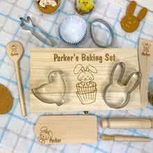 Load image into Gallery viewer, Personalised 11 Piece Children's Baking Set, Kids Easter Star Baker Set
