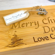Load image into Gallery viewer, Personalised Luxury Christmas Wine Gift Box With Accessories