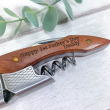 Load image into Gallery viewer, Personalised Waiters Friend Corkscrew, Wine Opener with Gift Box