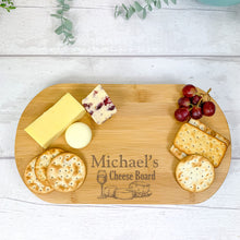 Load image into Gallery viewer, Personalised Luxury Cheeseboard With Knives and FREE Cheese Marker Set. CB3