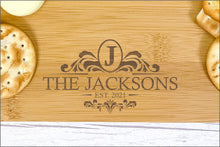 Load image into Gallery viewer, Personalised Luxury Cheeseboard With Utensils and FREE Cheese Marker Set. CB7