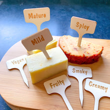 Load image into Gallery viewer, Personalised Luxury Cheeseboard With Knives and FREE Cheese Marker Set. CB4