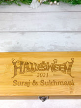 Load image into Gallery viewer, Personalised Luxury Halloween Wine Gift Box With Accessories
