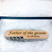 Load image into Gallery viewer, Personalised Multi Tool Pocket Knife With Gift Box