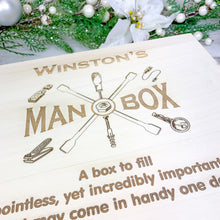 Load image into Gallery viewer, Personalised Storage "Man Box"
