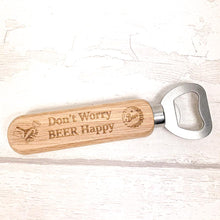 Load image into Gallery viewer, Personalised Wooden Bottle Opener