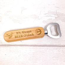 Load image into Gallery viewer, Personalised Wooden Bottle Opener