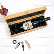 Load image into Gallery viewer, Personalised Mother's Day Luxury Wine Gift Box With Accessories
