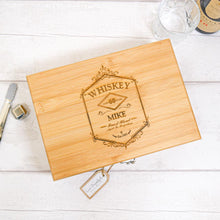 Load image into Gallery viewer, Personalised Luxury Whisky Lovers Gift Set With Accessories
