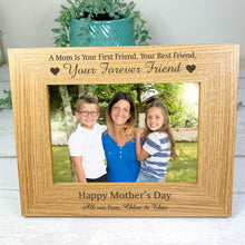 Load image into Gallery viewer, Personalised Wooden Photo Frame For Mom, Mother's Day Gift