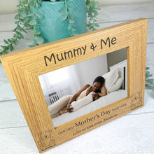Load image into Gallery viewer, Personalised Wooden Photo Frame For Mom, Mother's Day Gift