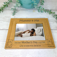 Load image into Gallery viewer, Personalised Wooden Photo Frame For Mom, Mother's Day Gift
