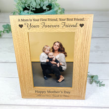 Load image into Gallery viewer, Personalised Wooden Photo Frame For Mom, Mother's Day Gift