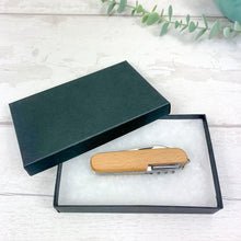 Load image into Gallery viewer, Personalised Multi Tool Pocket Knife With Gift Box