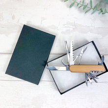 Load image into Gallery viewer, Personalised Multi Tool Pocket Knife With Gift Box. Perfect Christmas Gift