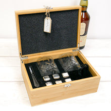 Load image into Gallery viewer, Personalised Luxury Whisky Lovers Gift Set With Accessories