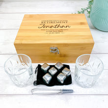 Load image into Gallery viewer, Personalised Luxury Whisky Gift Set With Accessories. Perfect Retirement Gift