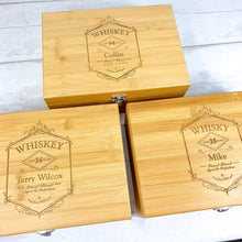 Load image into Gallery viewer, Personalised Luxury Whisky Lovers Gift Set With Accessories
