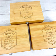 Load image into Gallery viewer, Personalised Luxury Whisky Lovers Gift Set With Accessories, Special Birthday