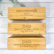 Load image into Gallery viewer, Personalised Luxury Wine Gift Box With Accessories, Wedding Gift
