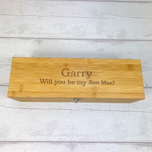 Load image into Gallery viewer, Personalised Luxury Wine Gift Box With Accessories, Wedding Gift