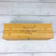 Load image into Gallery viewer, Personalised Luxury Wine Gift Box With Accessories, Wedding Gift