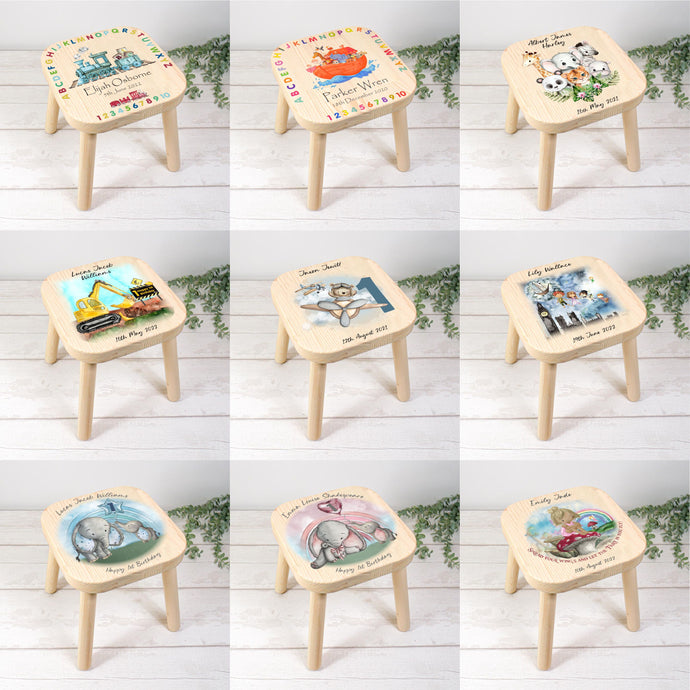 7 New Designs of our Best Selling Children's Stools Now Available *NEW PRODUCTS*