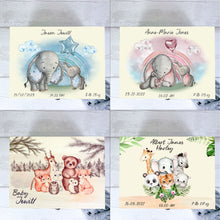 Load image into Gallery viewer, Personalised Baby Keepsake Box, Boho Nursery Theme
