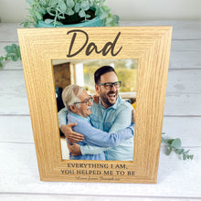 Load image into Gallery viewer, Personalised Father&#39;s Day Photo Frame, Gift For Dad
