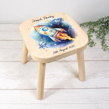 Load image into Gallery viewer, personalised childrens stool
