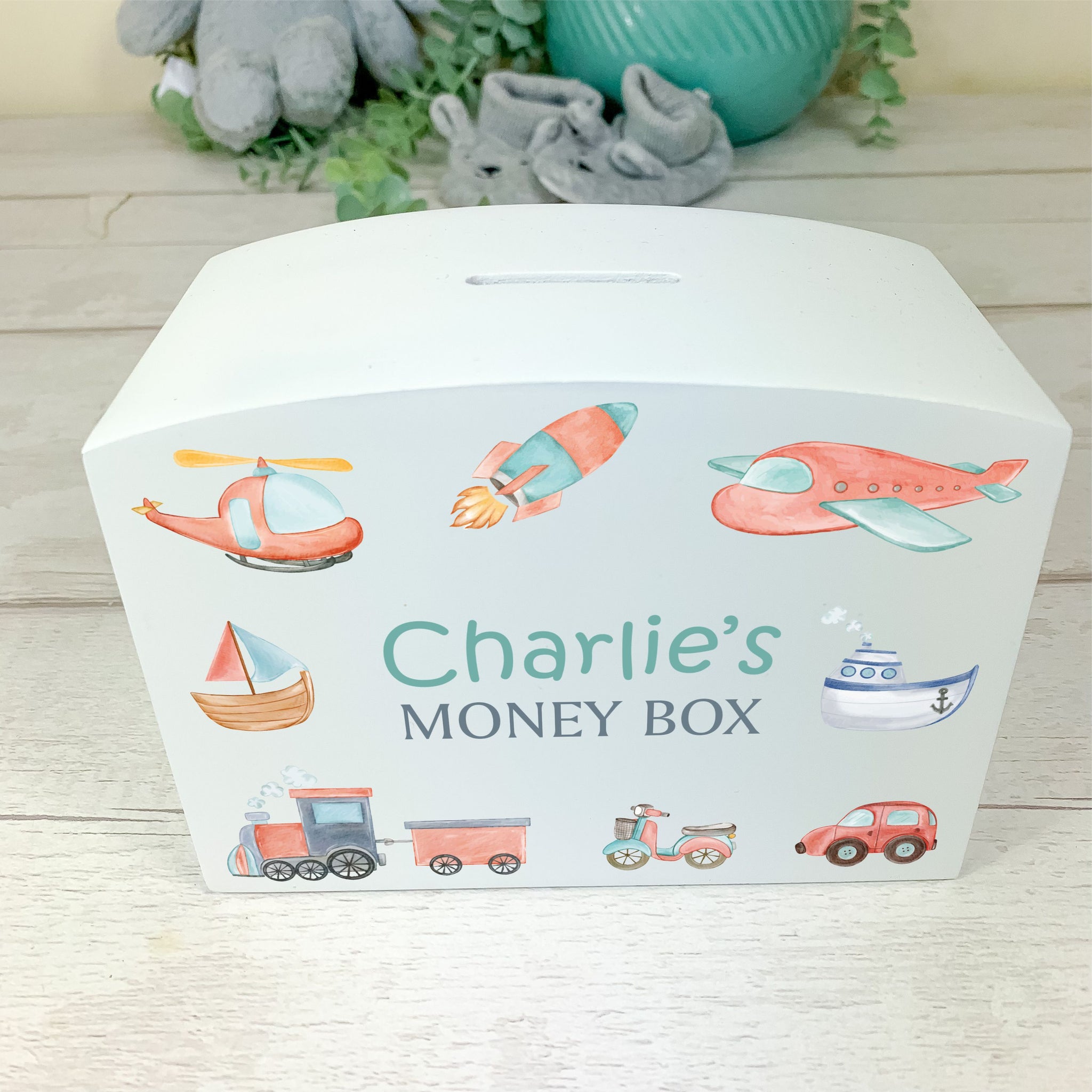 Money Boxes Personalised Kids Money Box Piggy Banks