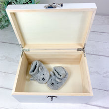 Load image into Gallery viewer, Personalised Boys Christening Keepsake Box - Add Your Own Photo
