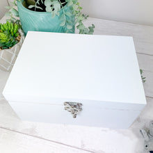 Load image into Gallery viewer, Personalised Boys Christening Keepsake Box - Add Your Own Photo
