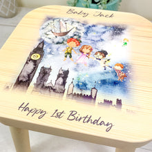 Load image into Gallery viewer, personalised childrens stool
