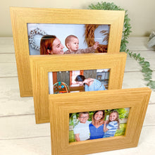 Load image into Gallery viewer, Personalised Wooden Photo Frame, Create Your Own
