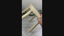 Load and play video in Gallery viewer, Personalised Childrens Stool, Flying Teddy Theme
