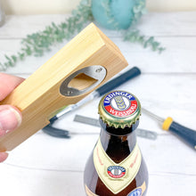 Load image into Gallery viewer, Personalised Spirit Level &amp; Bottle Opener. Any message
