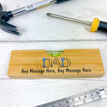 Load image into Gallery viewer, Personalised Spirit Level &amp; Bottle Opener. Any message
