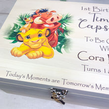 Load image into Gallery viewer, Personalised Baby Time Capsule Box, First Birthday Gift
