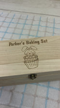 Load and play video in Gallery viewer, Personalised 11 Piece Children&#39;s Baking Set, Kids Easter Star Baker Set
