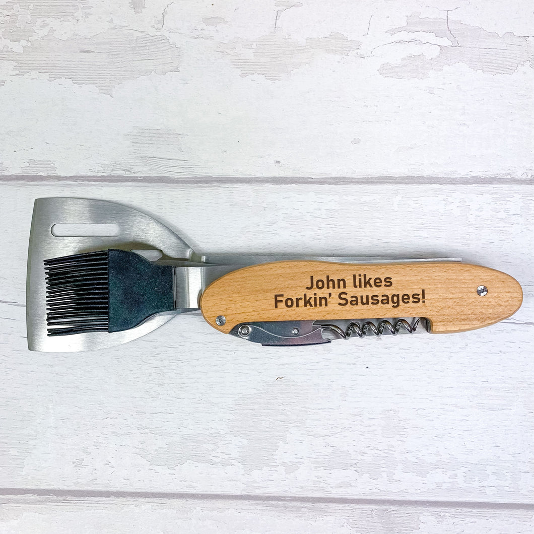 Personalised BBQ Multi-Tool With Storage Bag
